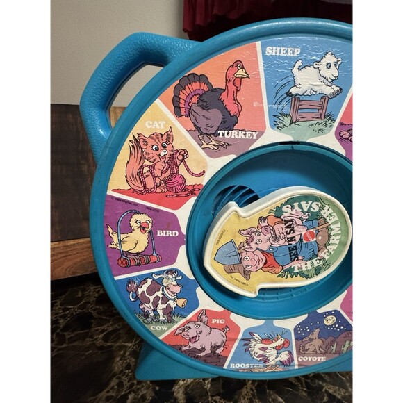 Vintage 1989 Mattel See’n Say The Farmer Says Toy Works - Picture 2 of 16